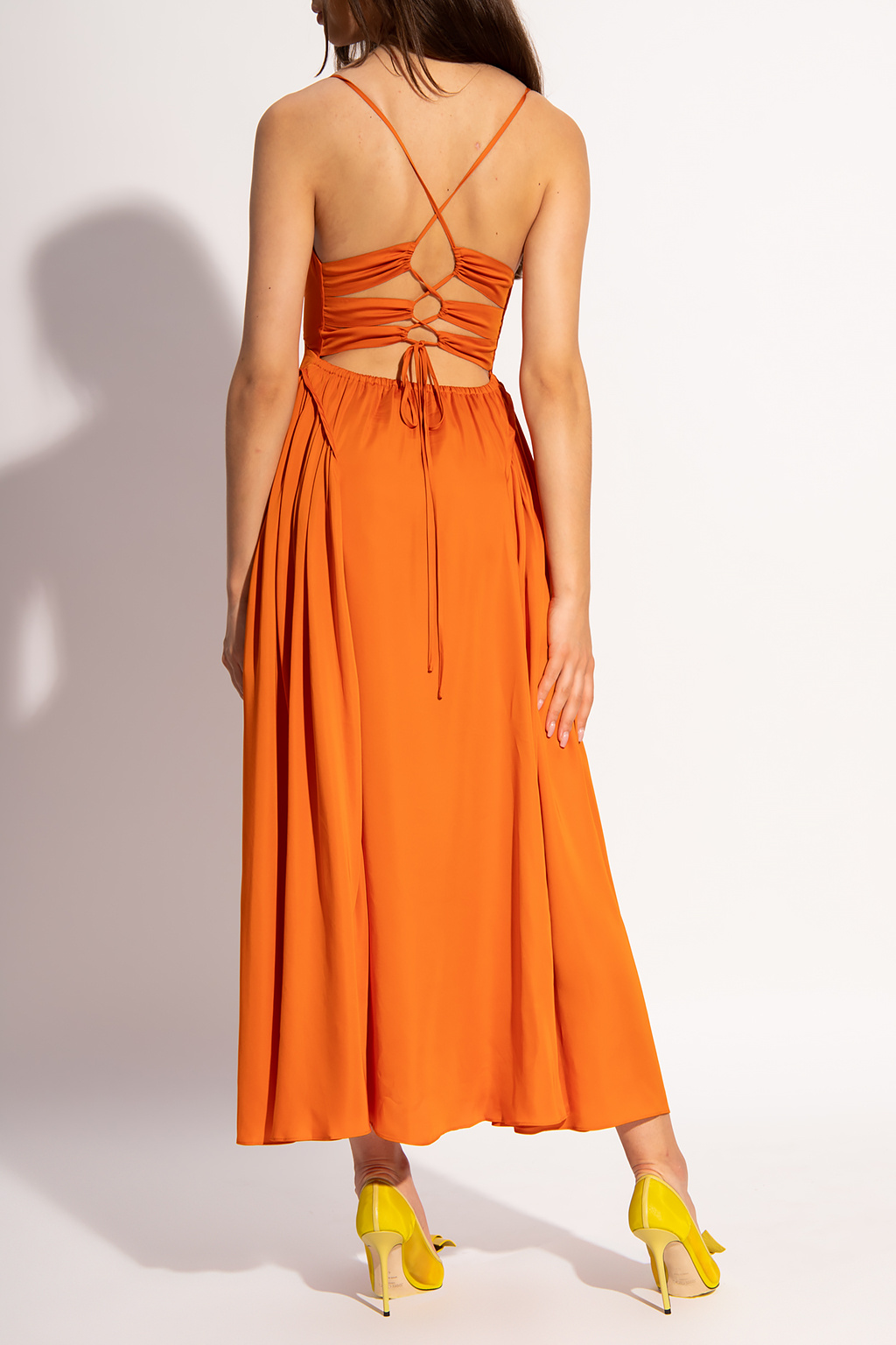 Self portrait clearance orange dress